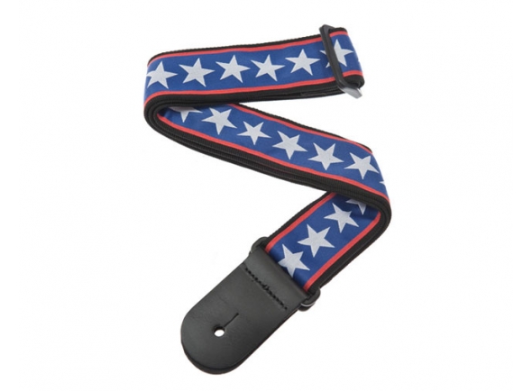 Planet waves Correia de Nylon para Guitarra 50A10 Stars & Stripes Planet waves Correia de Nylon para Guitarra 50A10 Stars & Stripes